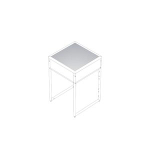 Skotte 552 Täckskiva till en enhet Rostfri