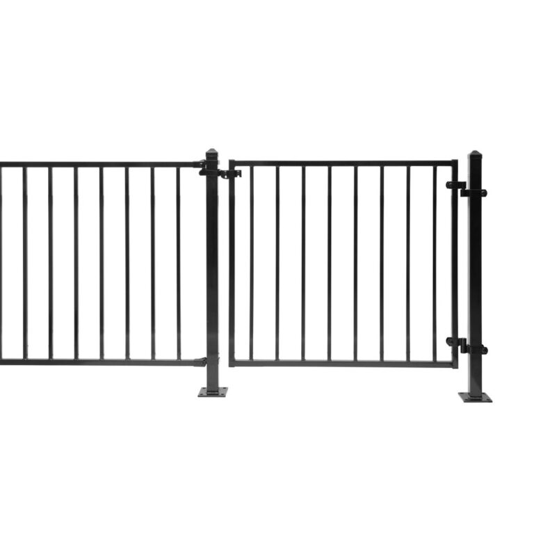 Grind Klassisk enkel svart 100 cm x 90/108 cm