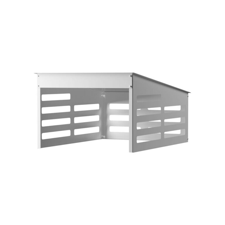 Gräsklipparskydd Robot Värna förgalvad plåt Vit