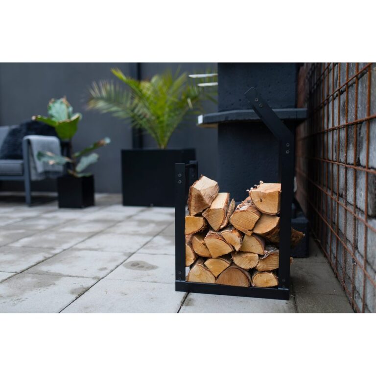 Vedställ Metall Svart