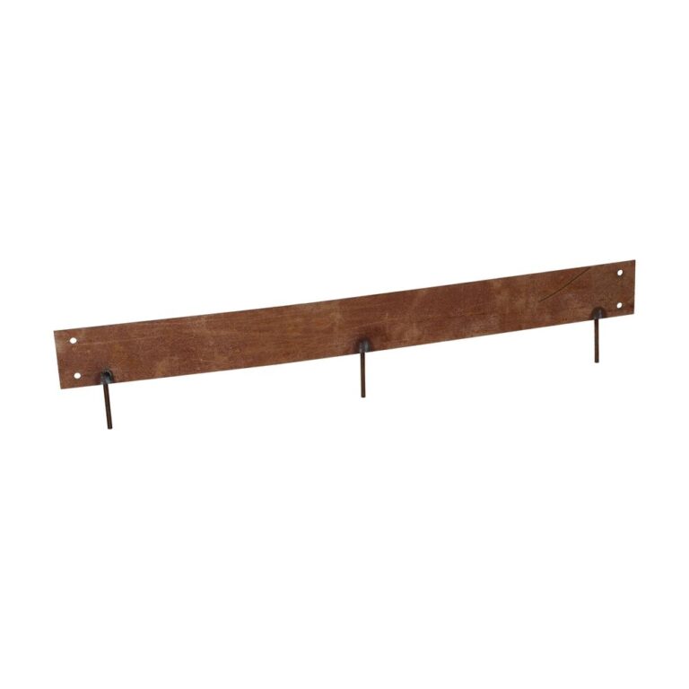 Kantskydd & Rabattkant Tydlig 4-pack Corten 18x100 cm