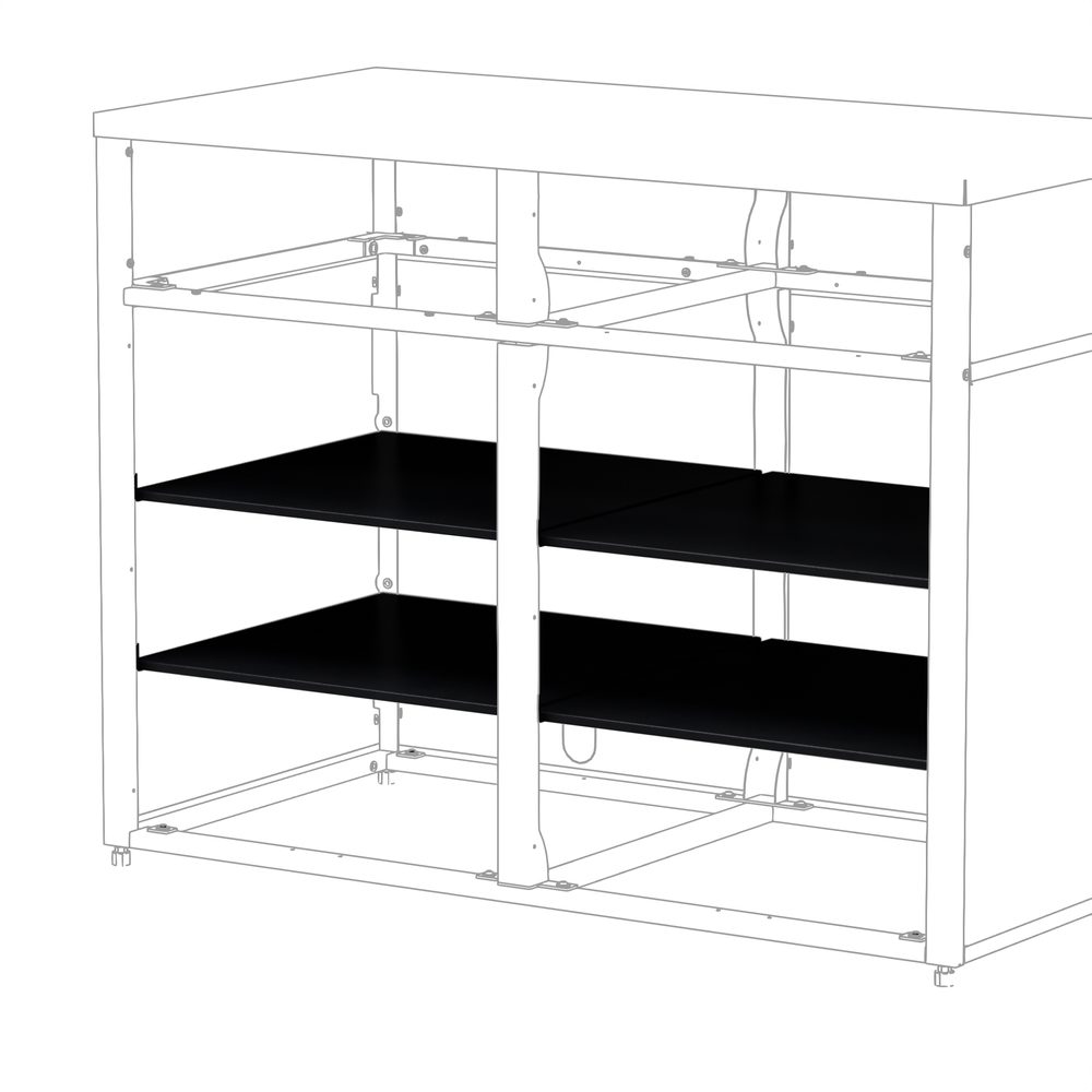 Skotte 538 Hyllplan Svart 1 st